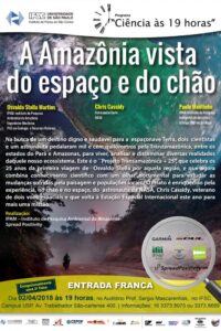 A Amazonia vista do espaco e do chao