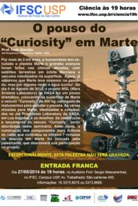 O pouso do Curiosity em Marte