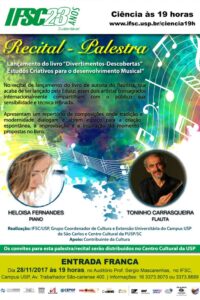 Recital-Palestra: Divertimentos - Descobertas: Estudos Criativos para o Desenvolvimento Musical